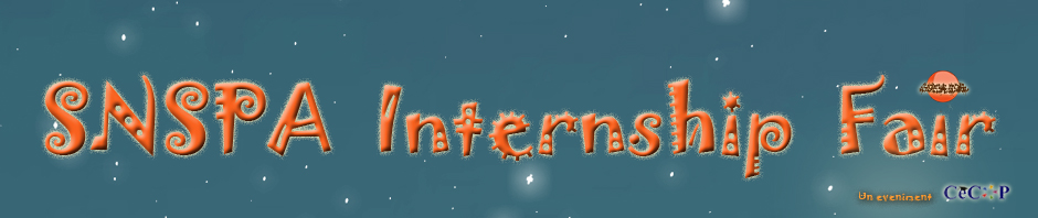 SNSPA Intership Fair